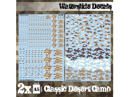 waterslide decals classic desert camo