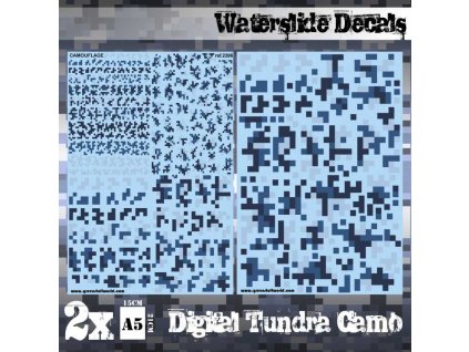 waterslide decals digital tundra camo winter