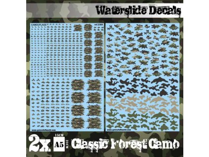 waterslide decals classic forest camo