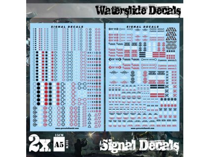 waterslide decals robot signals