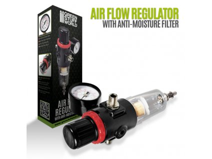 airbrush air flow regulator