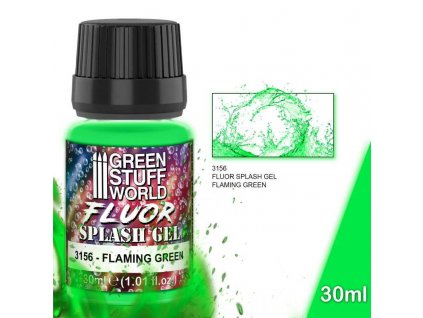 splash gel flaming green