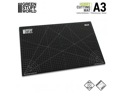 black cutting mat a3