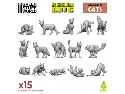 3d printed set cats