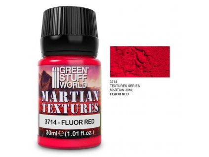 textured paint martian fluor red 30ml