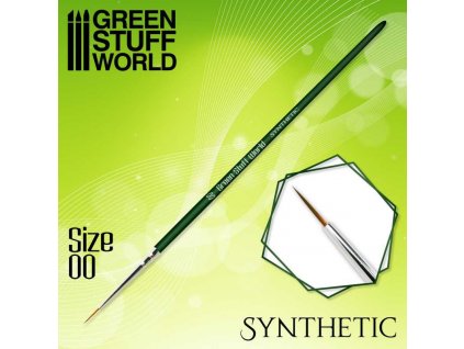 green series synthetic brush size 00
