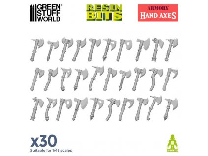 3d printed set hand axes