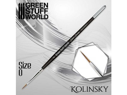 silver series kolinsky brush size 0