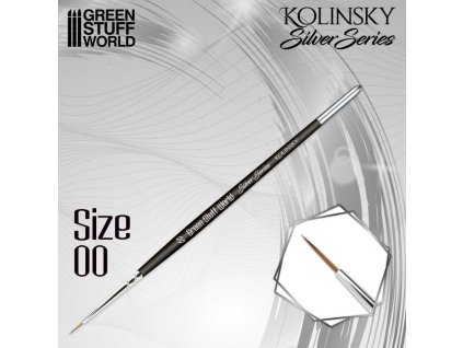 silver series kolinsky brush size 00