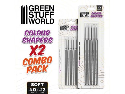 clay shapers color shapers combo 0 and 2 white soft