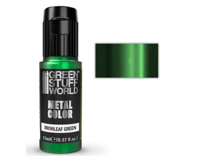 vivid metallic paint ironleaf green
