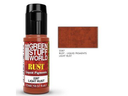 liquid pigments light rust