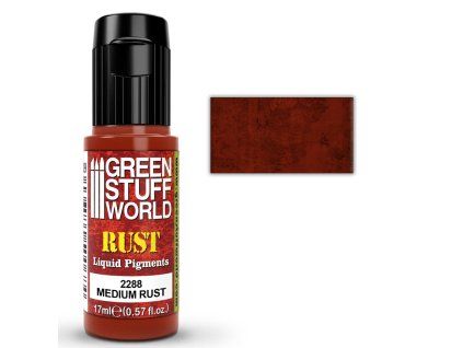 liquid pigments medium rust