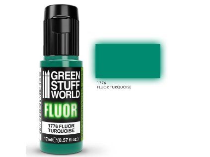 fluor paint turquoise
