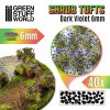 shrubs tufts 6mm self adhesive dark violet