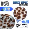 grass tufts 2mm self adhesive burnt