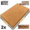 cork sheet basing material in 3 mm