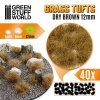 self adhesive scenic basing grass tufts 12mm dry brown