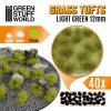 grass tufts 12mm self adhesive light green