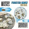 shrubs tufts 6mm frosted snow beige