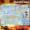 waterslide decals world on fire