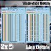 waterslide decals lines