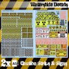 waterslide decals caution strips and signs