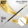 gold series siberian kolinsky brush size 0