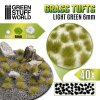 grass tufts 6mm self adhesive light green