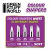 clay shapers color shapers combo 0 and 2 white softa