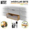 stackable hobby paint rack 17ml with magnets (1)