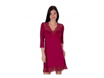 384655 damska nocni kosile anna bordo babella