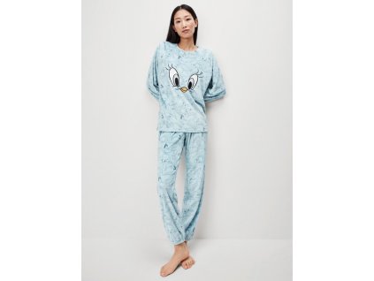 pijama largo looney tunes tejido polar1692341829686790807