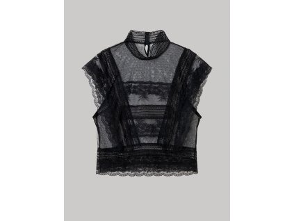 camiseta de encaje semitransparente1736867057247123393