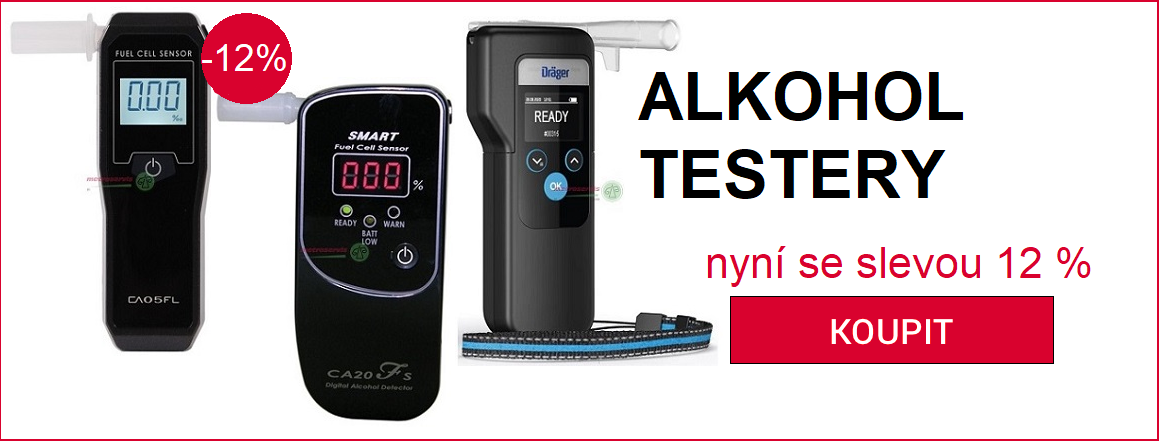 Alkohol testery sleva 12 %