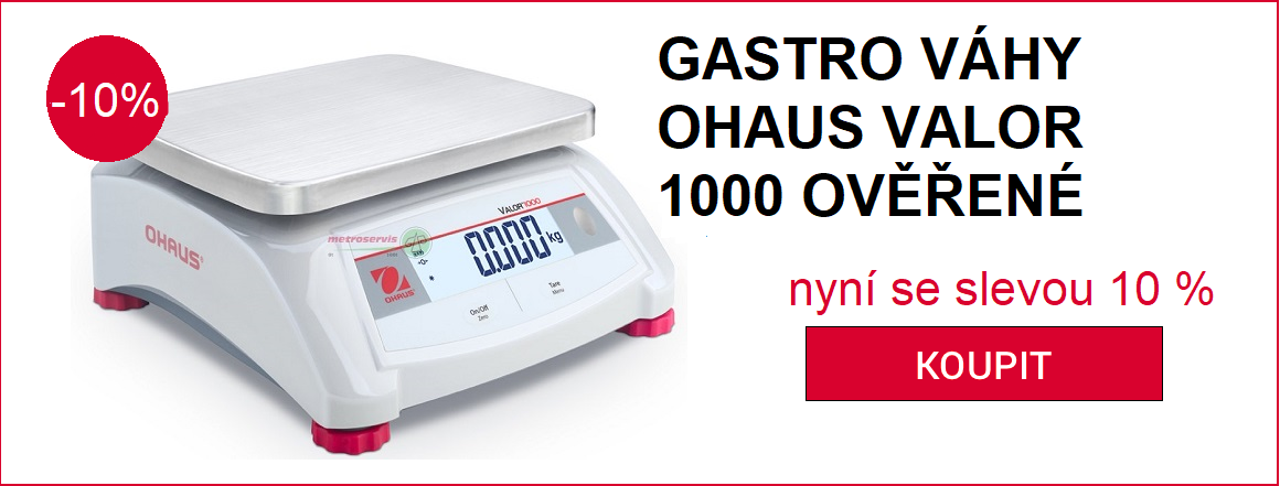 Gastro váhy Valor 1000 ověřené sleva 10 %