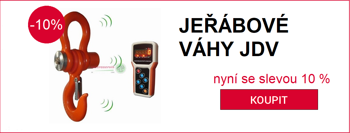 Jeřábové váhy JDV - sleva 10 %