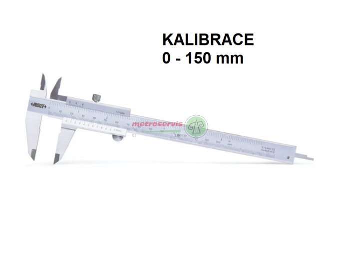 Kalibrace posuvek 0 150 mm