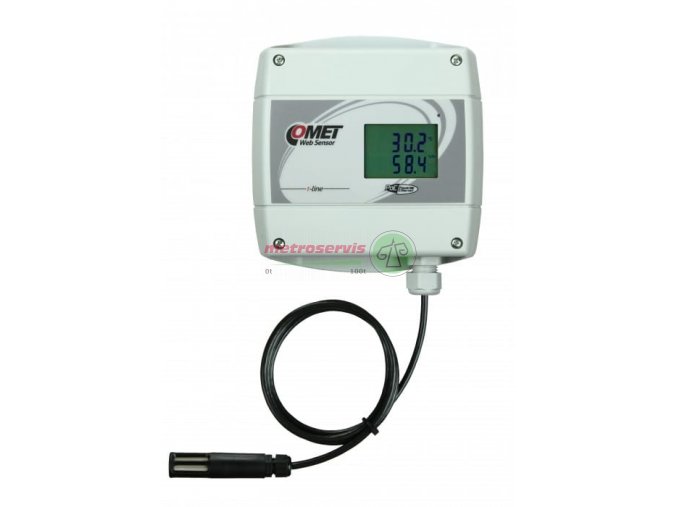 T3611 web sensor s PoE snímač teploty a vlhkosti s výstupem Ethernet, kabel 1metr