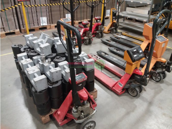 Kalibrace vah do 2 000 kg - nové