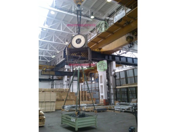 Akreditovaná kalibrace vah do 1 500 kg - nové