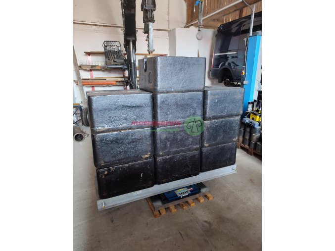 Akreditovaná kalibrace vah do 3 000 kg - nové
