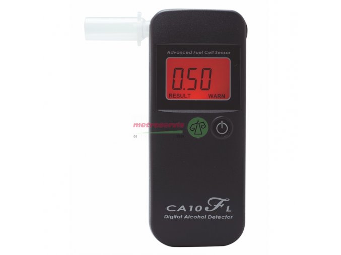 Caos CA 10FL alkohol tester Metroservis červená signalizace