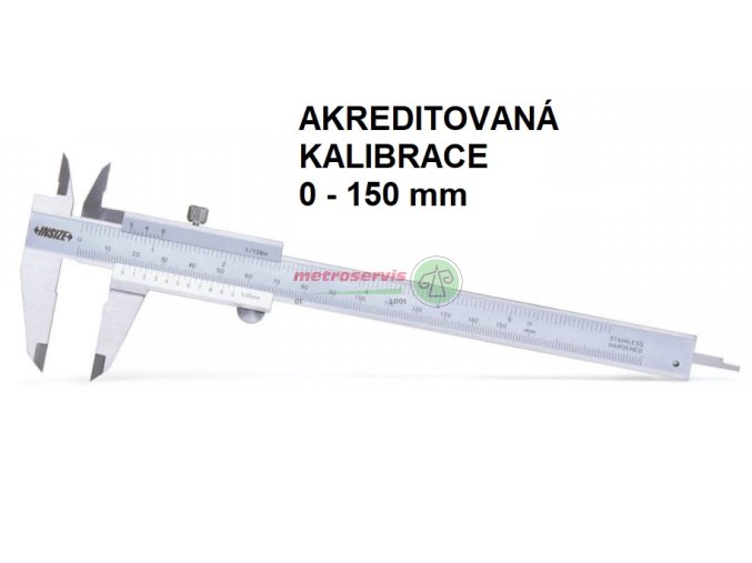 Akreditovaná kalibrace 0 150 mm