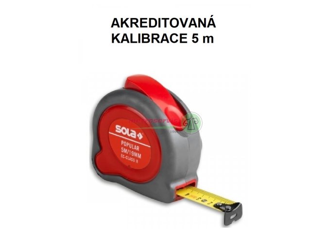 AKREDITOVANÁ KALIBRACE 5 M