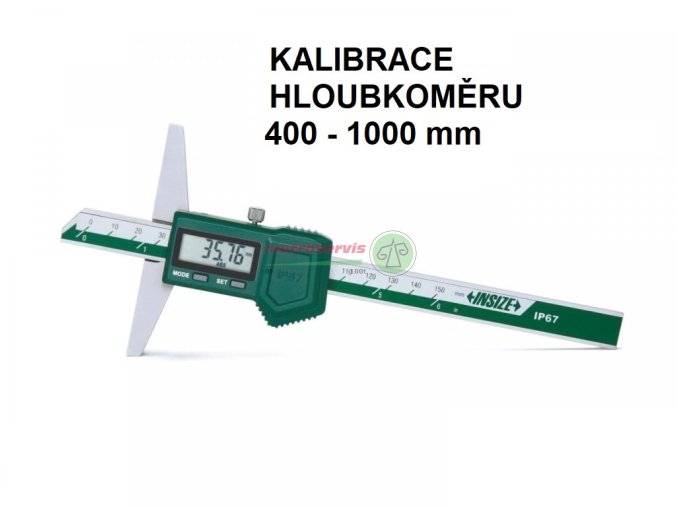 KALIBRACE digitalni hloubkomer 400 1000 mm METROSERVIS