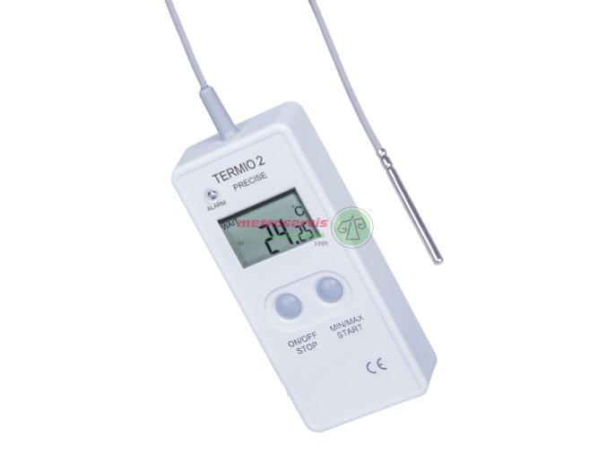 Termio 2 ST 05 S kontrolní registrační datalogger s externí sondou Metroservis