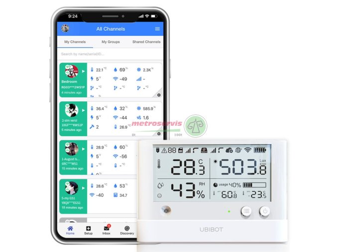 WiFi datalogger Ubibot WS1 PRO