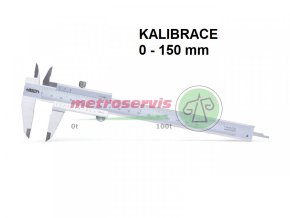 Kalibrace posuvek 0 150 mm