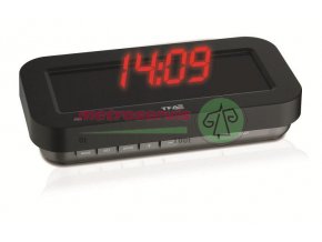 TFA 60.5009.05 hodiny řízené rádiem a s fascinujícím 3D efektem HOLOCLOCK s měřením teploty